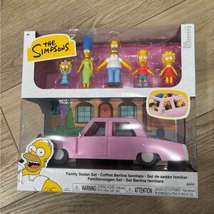 The Simpsons 2.5 " Simpson Family with Sedan (Target Exclusive)